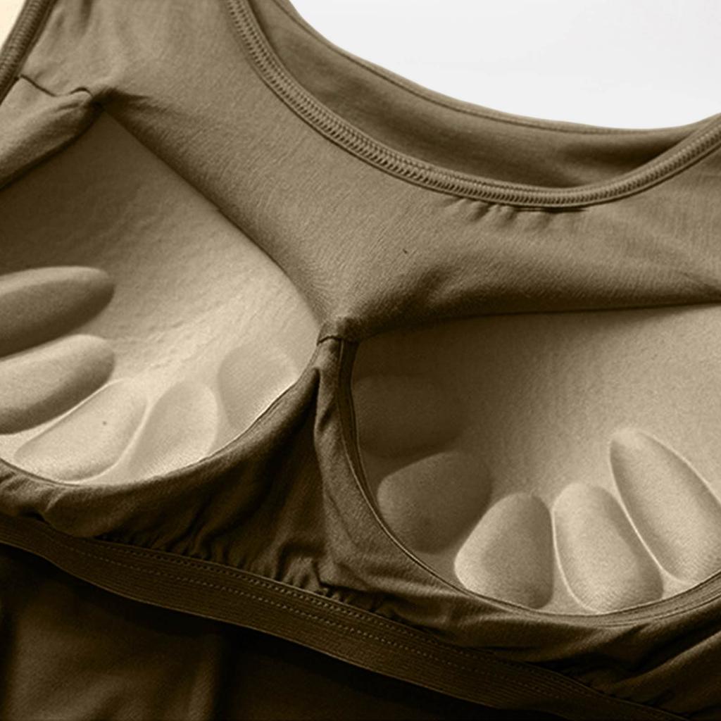 Женская майка-топ без рукавов, женская летняя цельная без стального кольца с нагрудной накладкой