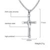 Meaeguet Stainless Steel Cross Necklaces Pendants Fashion Movie jewelry The Fast and The Furious Toretto Men CZ Necklace