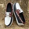 Мужские парусные туфли ручной работы из натуральной кожи с мягкой подошвой, низкие ремешки, деловые туфли-дерби для отдыха, размер 39-46