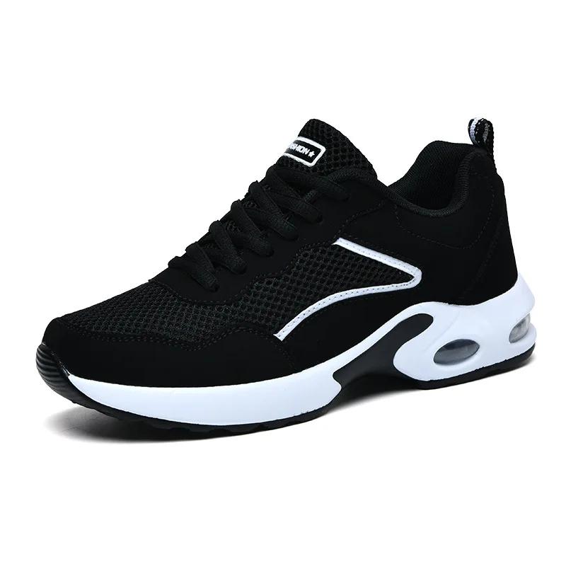 Black Sports Shoes for Women Outdoor Breathable Women Running Shoes Anti-slip Casual Shoe Platform Women Sneakers Tenis De Mujer