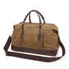 Neutral Large Capacity Travel Bag Luggage Bag Casual Canvas Single Shoulder Crossbody Travel Bag Handbag Dual-use