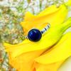 Lapis Lazuli Gemstone 925 Sterling Silver Plated Ring Jewelry PQY-IJ9759