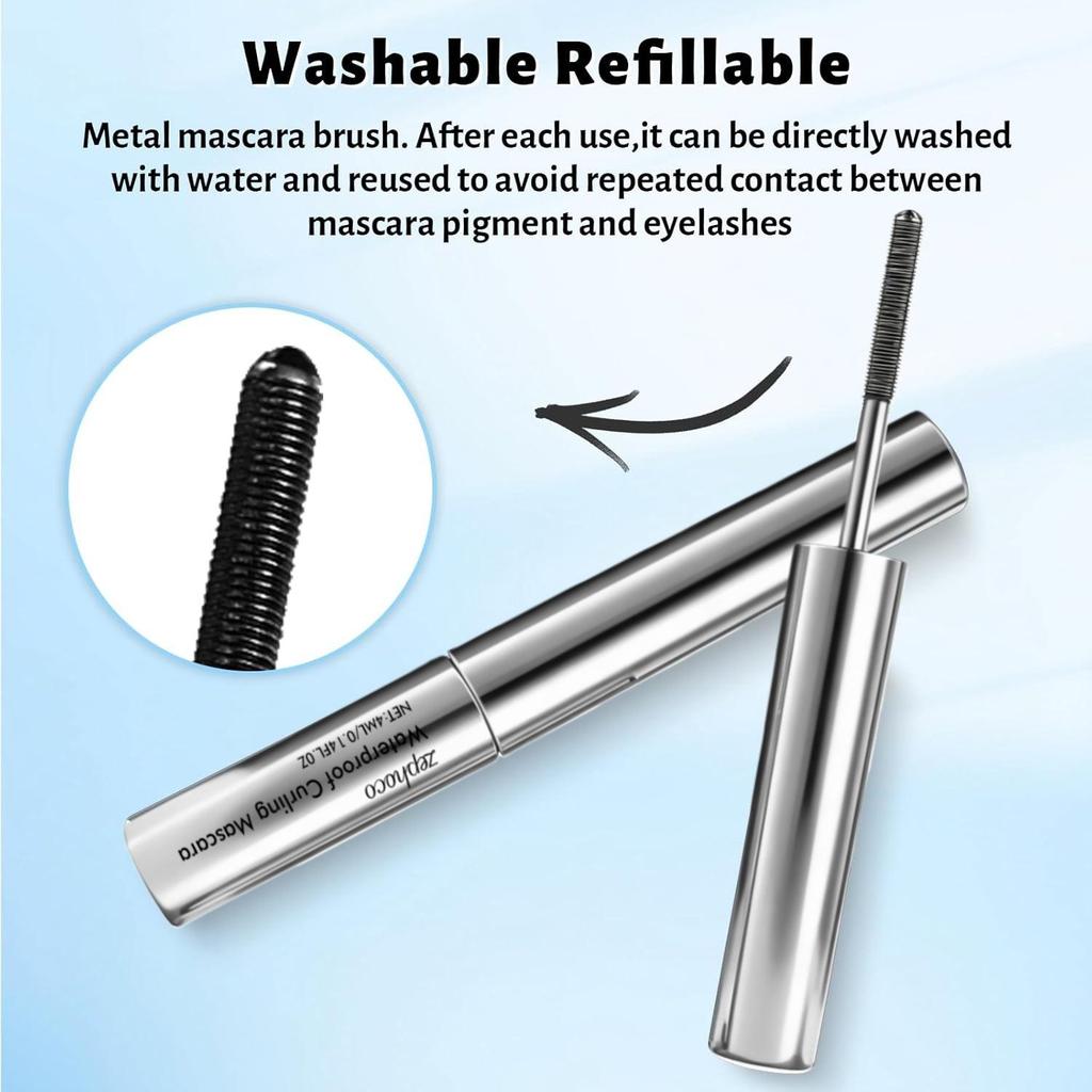 Тушь для ресниц Водостойкая тушь для ресниц Smudgeproof Удлиняющая ресница Fiber Filling