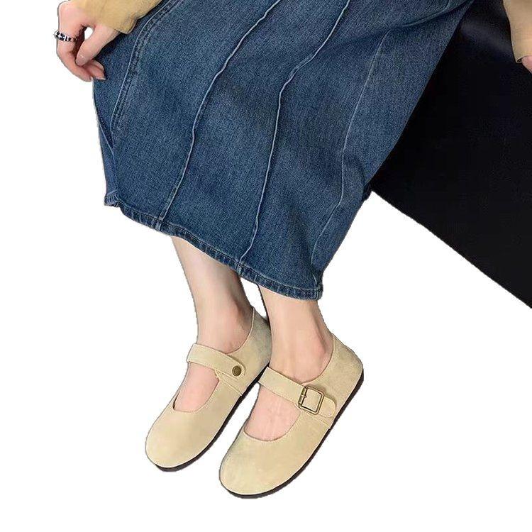 2025 Новые женские мокасины в французском стиле мори с круглым носком - Ретро, Универсальные, Мягкая подошва, Нескользящие модные балетки