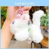 Adorable Plush Devon Rex Cat Swim Ring Keychain Cute Cartoon Keychain Accessory Gift