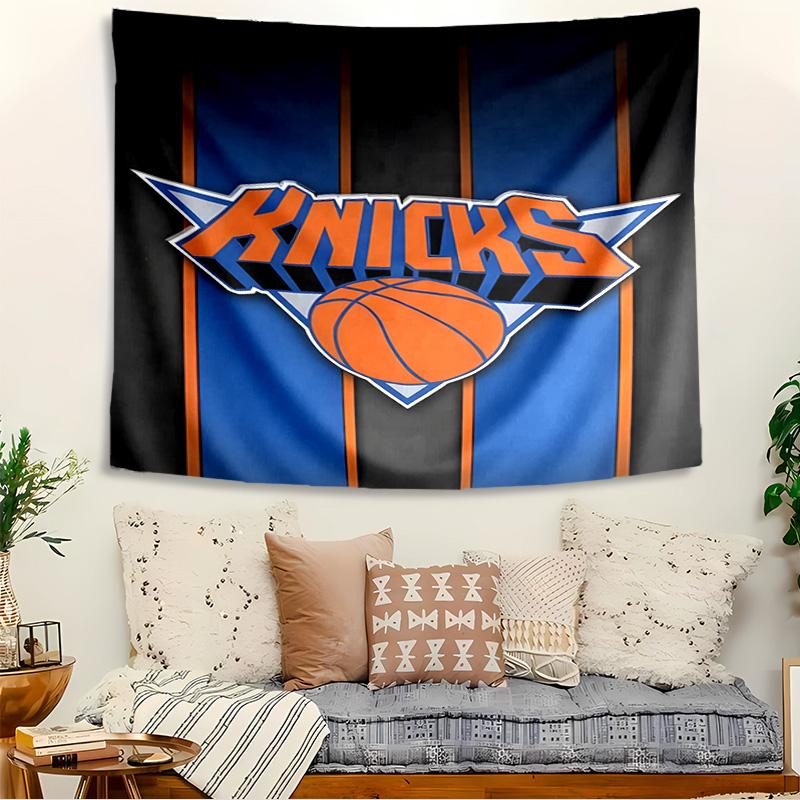 New York Knicks Tapestry, Wall Hanging Tapestry, Pattern Tapestry for Dorm Bedroom Living Room Wall Art Photography Backdrop