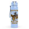 1PC My Broom Broke So Now I Ride A Dragon Art 750ml Color Plastic Sports Water Bottle Leakproof Flip Straw Lid Suitable for Sports Office Home Use