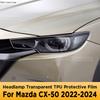 Для MAZDA CX-50 2024 Автомобильные Наружные Фары Защитная Пленка от Царапин на Передние Фонари из Прозрачного ТПУ Аксессуары