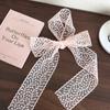 Розовые кружевные цветы Длинная полоса Шелковый шарф Повязки на голову Бант Резинка для волос Женский Девичий Милый Галстук Тюрбан Лента Дамский головной убор Мода