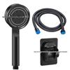 Black Warrior Pressurized Handheld Shower Head Nozzle for Bathroom and Bath