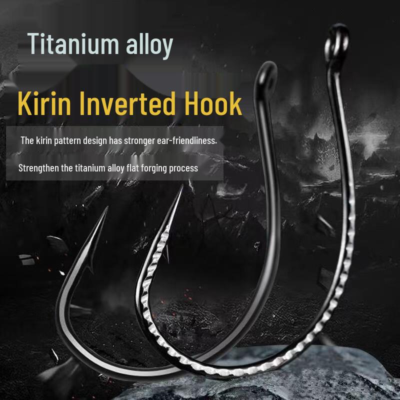 8003 Dragon Scale Soft Bait Hook: Reinforced Wacky, Drop Shot for Perch, Pike, Bass