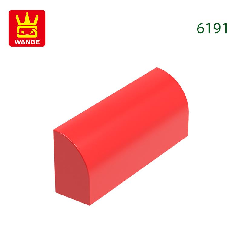 Нетоксичные 62 шт./лот 6191 Наклонные изогнутые 1x4 1/3 Строительные блоки Аксессуары для MOC Совместимые кирпичики Детские игрушки Подарочная коробка