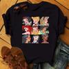 Disney Cartoon Princess Printed Women T-shirt Kawaii Graphic Printed T Shirt Summer Casual Short Sleeve Female Tops Tshirt Tees