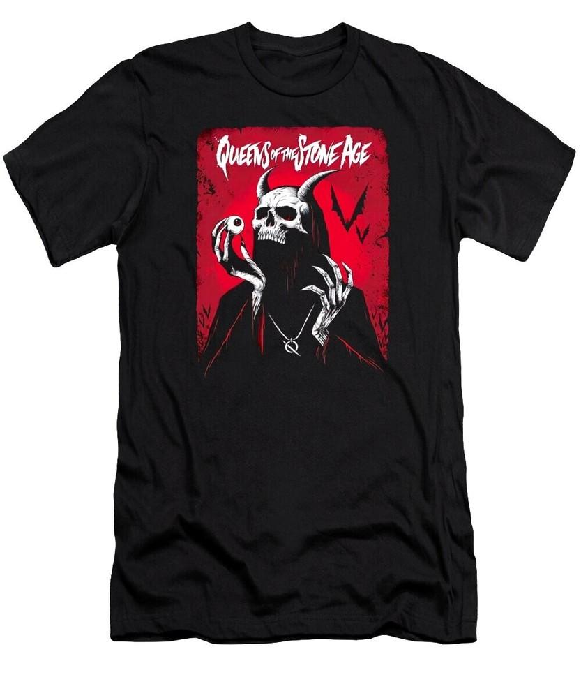 НОВАЯ Черная футболка Queens Of The Stone Age Хлопок Все размеры S-345XL HRS71 Унисекс футболка
