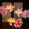 Good Luck Mid-Autumn Festival Lantern Blessings Handheld Goldfish   Lantern  Photo Props