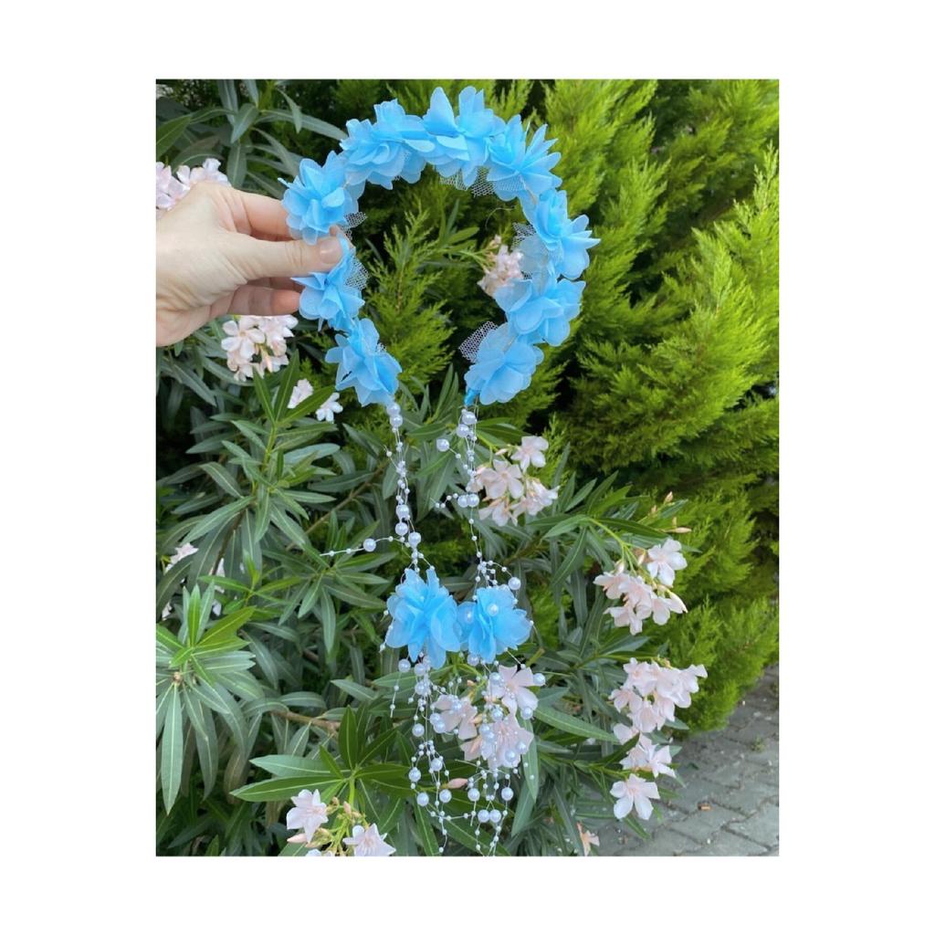 White Maternity Crown Bridal Crown