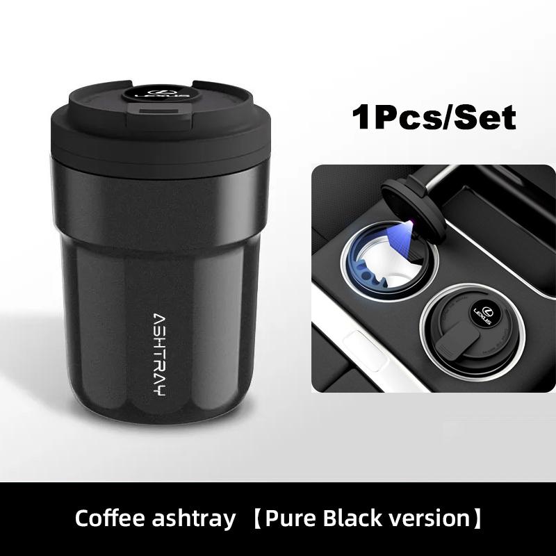 One-touch Open Car Ashtray Men's Business Vehicle Interior Accessory For Lexus Fsport GS GX IS LS LX CT LC RC LBX NX RX 350h ESAG3
