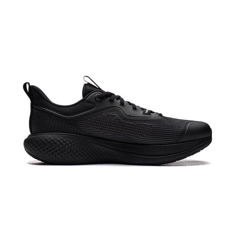 Li Ning SOFT GO 3 Низкие Повседневные Кроссовки Мужские Черные AGLW001-1
