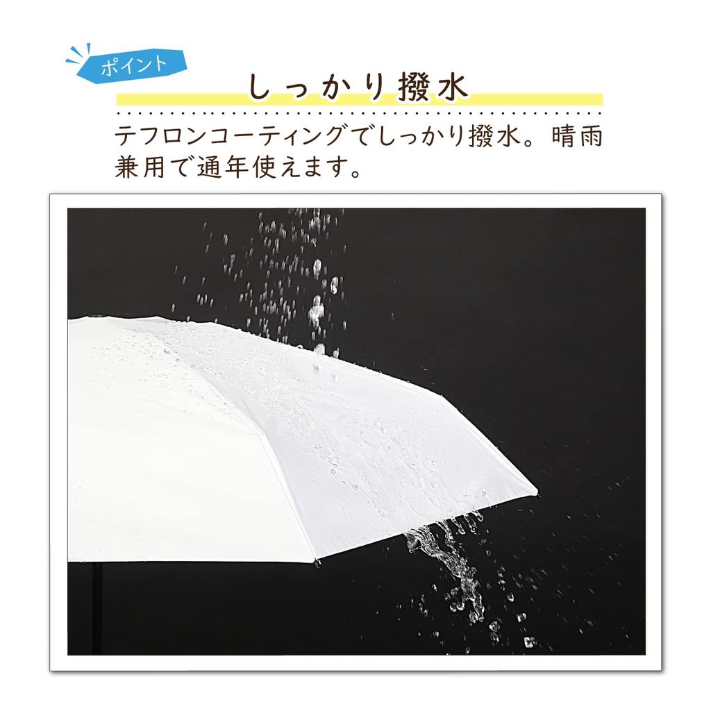 Зонт Astro Folding White x Black Hand для солнечной или дождливой ультрафиолетовой защиты от воды, внутри, 50 см, открытый, для защиты от непогоды, блокирующий, отталкивающий, компактный,