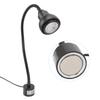 White Light Machine Tools Light 9W Flexible Gooseneck LED Work Lamp with Magnetic Base for Lathe