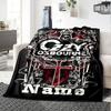 Customiz Name Personality rock Ozzy Osbourne Blanket Soft &Warm Sofa Office Bed Travel Lunch Break Blanket, Gift Suitable All Seasons