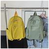 Fashion Large Capacity Backpack Multifunctional Solid Color School Bag Ultra-Light Shoulder Bag Travel