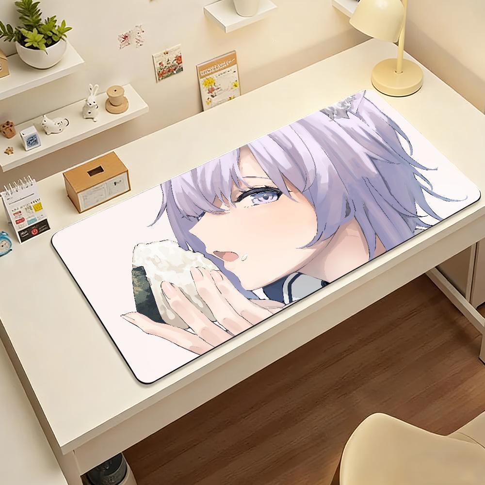 VNekomata Okayu Mouse Pad Computer Laptop Rubber Nonslip Mouse Mat Mousepad Gamers Decoracion Desk Mat