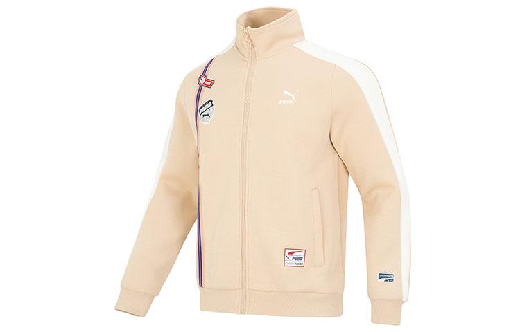 Puma Куртка с эмблемой команды Мужская Хаки 677375-67