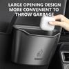 SEAMTAL 1.6L Car Dustbin Box Car Trash Can Seat Back Hanging Rubbish Bin Car Storage Organizer With Phone Holder Hooks