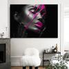 Sexy African Black Women Canvas Painting Portrait Posters and Prints Wall Art Pictures for Bed Living Room Cuadros Home Decor No Frame