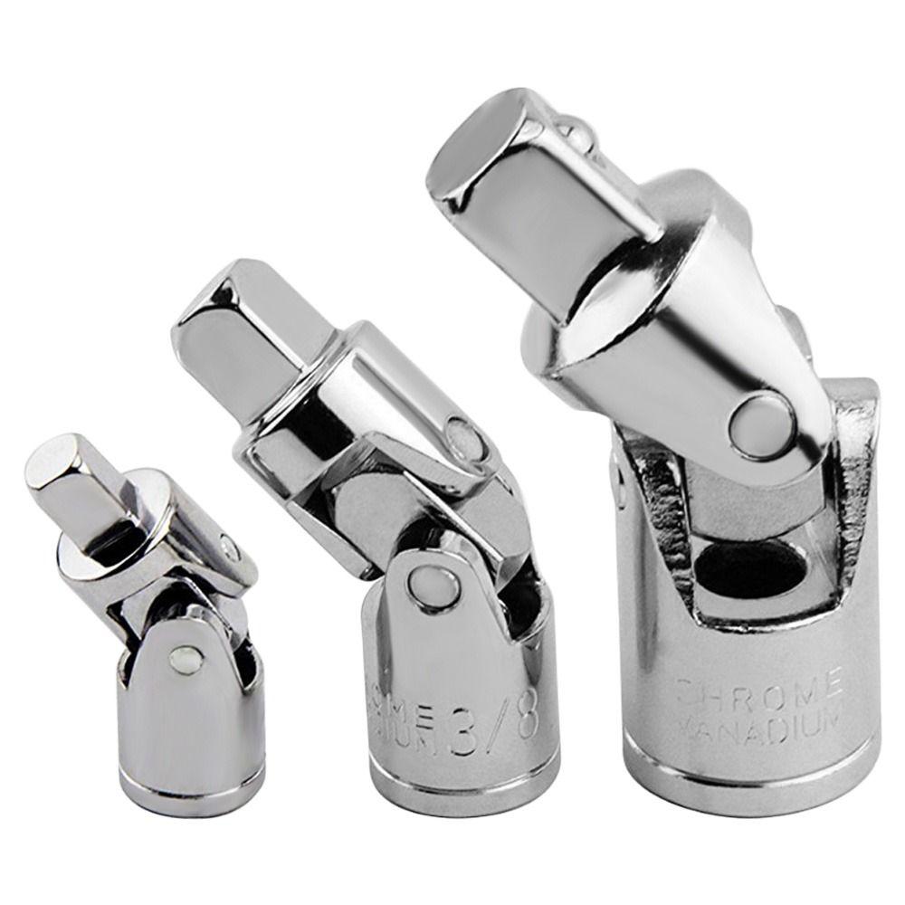 Bendable Adapter Angle Extension Bar Ratchet Tool Parts Universal Joint Set Socket Adapter