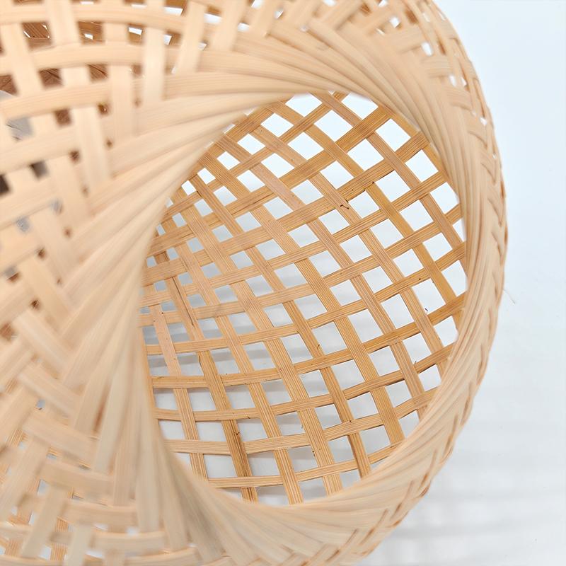 Ретро светодиодный бамбуковый плетеный потолочный светильник для коридора, гостиной, потолочный светильник E27, плетеные лампы, декоративные светильники