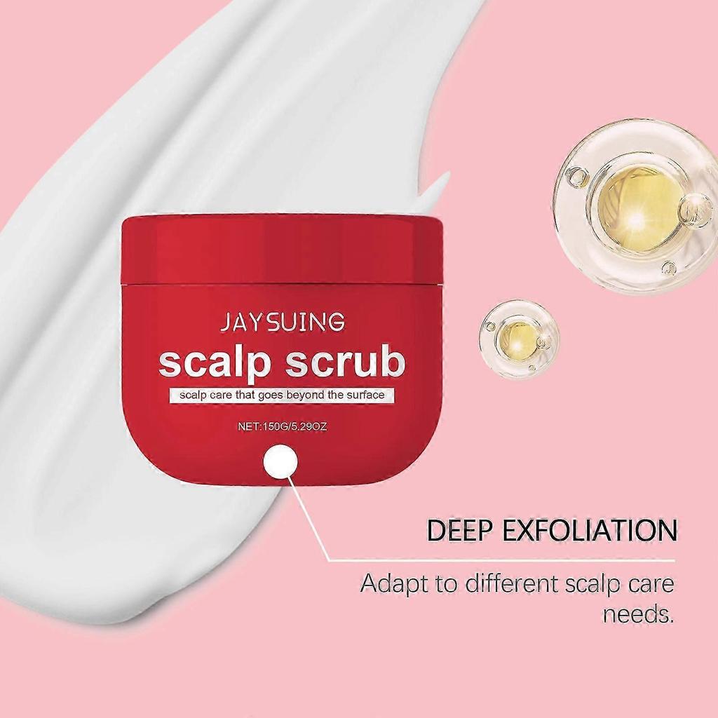 Jaysuing exfoliating shampoo Cleans hair, soothes scalp, moisturizes dry hair, smoothes hair