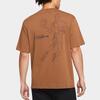 Jordan 23 Engineered Basketball Print Crew Neck T-Shirt Men Tops Granite-Brown DC9769-204