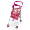 Toys Baby Doll Stroller for Kids Play Simulation Toys Trolley Imitation Baby Shopping Cart, Foldable with Hood and Basket