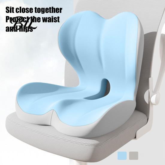 Ergonomic Seat Cushion for Office Chair Memory Foam Car Cushion, Lumbar Support Back Pain, Drivers Non-Slip Pad with Breathable Washable Cover, Gifts