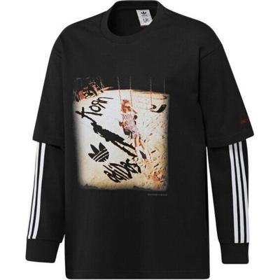X KoRn Longsleeve Black Мужская уличная одежда JG1338