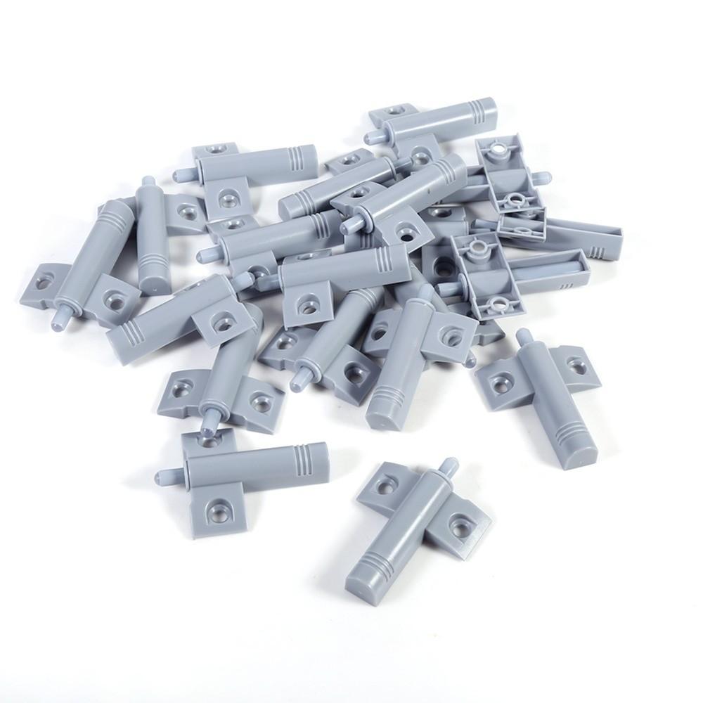 10Pcs Self Rebound Cabinet Door Damper Press Open Damper Cabinet Stopper Furniture Hardware