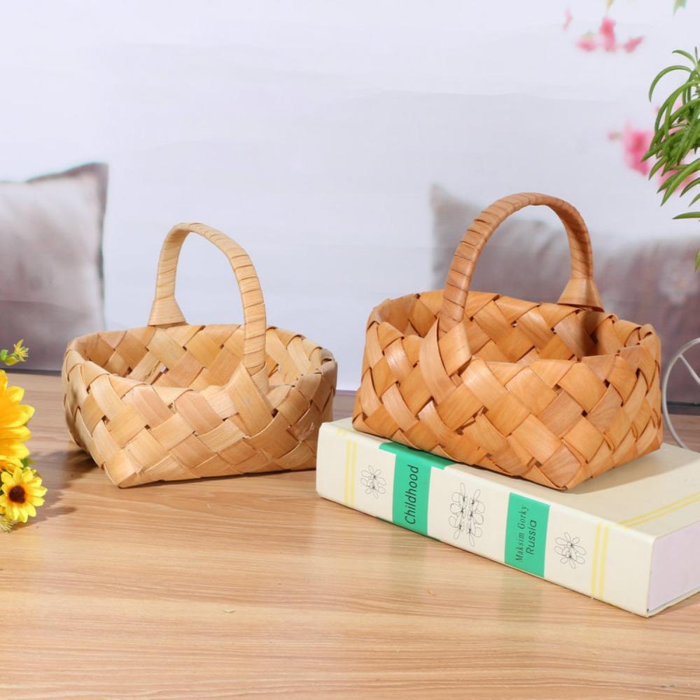 Handwoven Fruit Basket Home Decoration /Restaurant Serving Tabletop Display