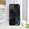 Стильный художественный чехол-пазл для iPhone 17 16 12 11 14 Plus 13 15 Pro Max Mini X XS Max XR Ударопрочные мягкие чехлы