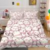 Cartoon Cute Animals Duvet Cover Colorful Lovely Comic Duck Polyester  for Kids Boy Girls for Bedroom Decoration Queen King Size