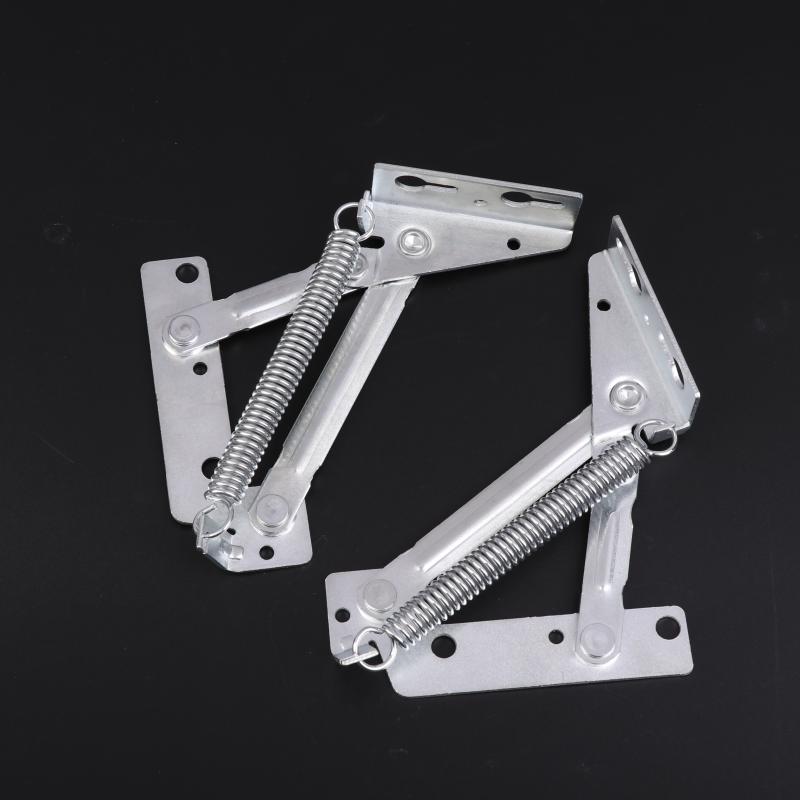 2 шт. Пружинные петли 80 градусов Подъемный механизм для дверцы шкафа Поддержка откидной крышки Кухонные аксессуары для шкафа