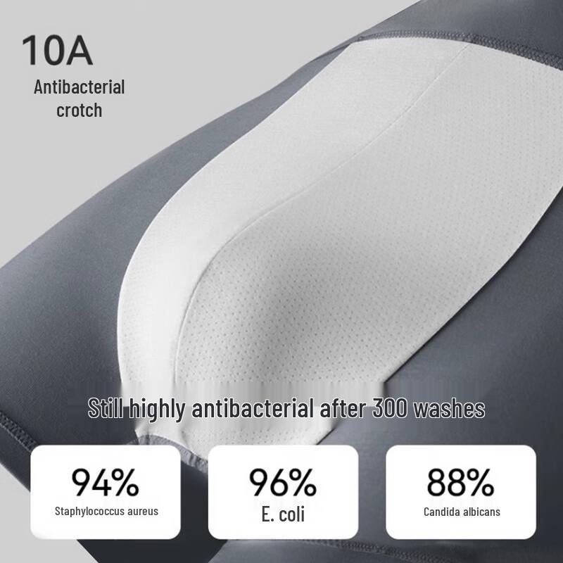 Мужские хлопковые трусы-боксеры Maoren 10A с антибактериальным эффектом