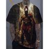 Men's T-Shirts Spartan Pattern 3D Print Tops Tees Summer Fashion Women Streetwear Oversized Unisex T Shirt Men Clothing