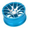 4PCS RC Wheel Hubs Replacement for MN128 MN86 G500 1 12 Aluminium Alloy RC Car Wheel Rim Hub Blue