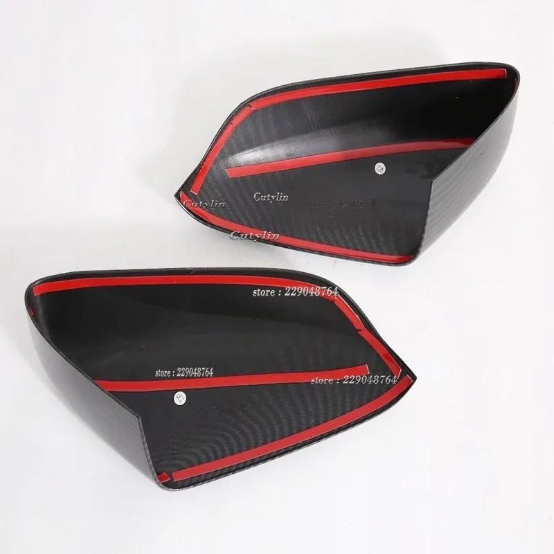 For Chevrolet Cavalier ONIX Carbon Fiber Door Side Rearview Mirror Cover Trim Overlay Decoration Car Accessoriesc