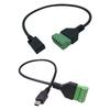 Мини USB 5-контактный Папа/Мама на 5-контактный Клеммный Адаптерный Кабель с Винтовым Креплением Для DIY Электроники и Умных Домашних Устройств