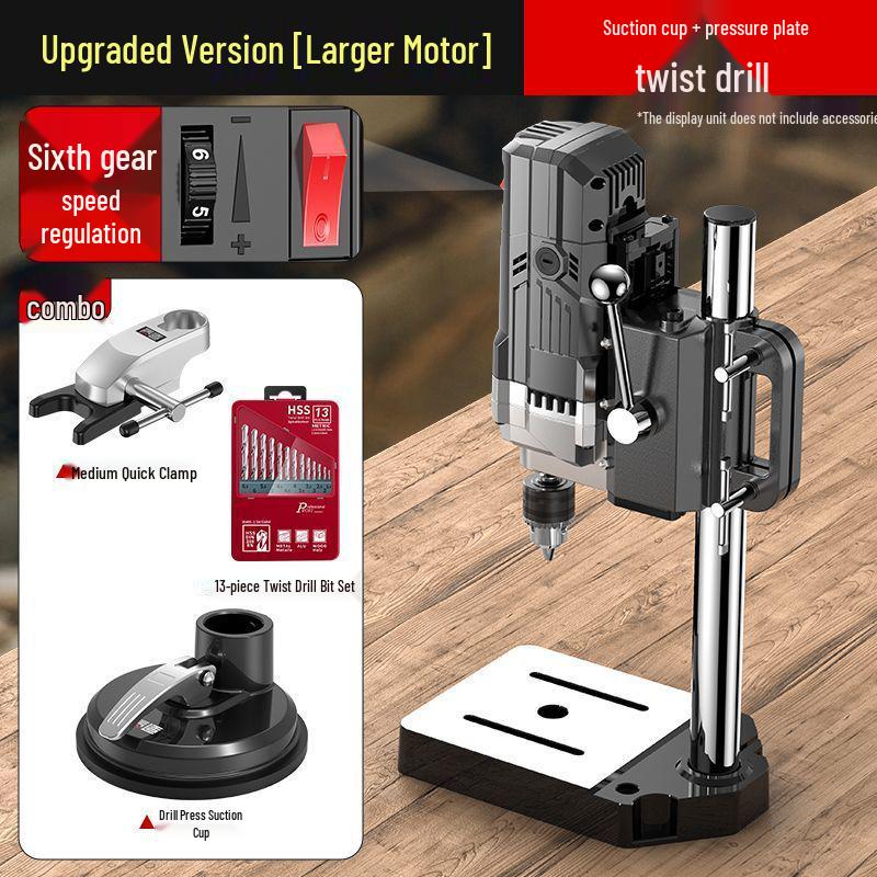 Высокоточный настольный сверлильный станок 220В: Промышленный, Многофункциональный, Высокомощный Фрезерно-сверлильный станок для дома.