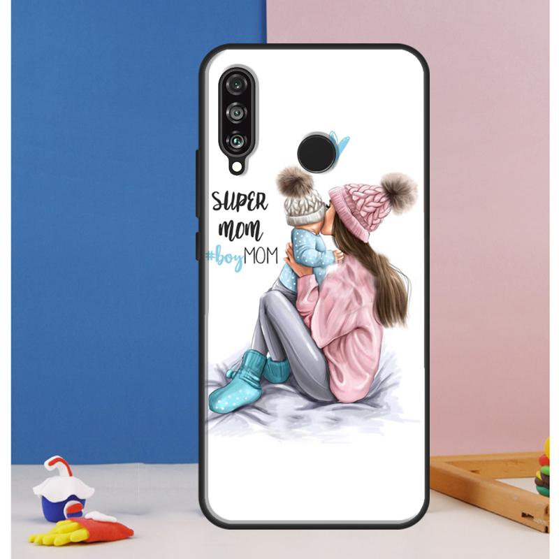 СУПЕР МАМА МАМА МИЛЫЙ МАЛЫШ Чехол Для Huawei Nova 12i 11i 8i 7i 12s Y73 Y70 Y90 Y60 Y72 Y61 Y91 9 10 SE P40 Lite P30 Pro