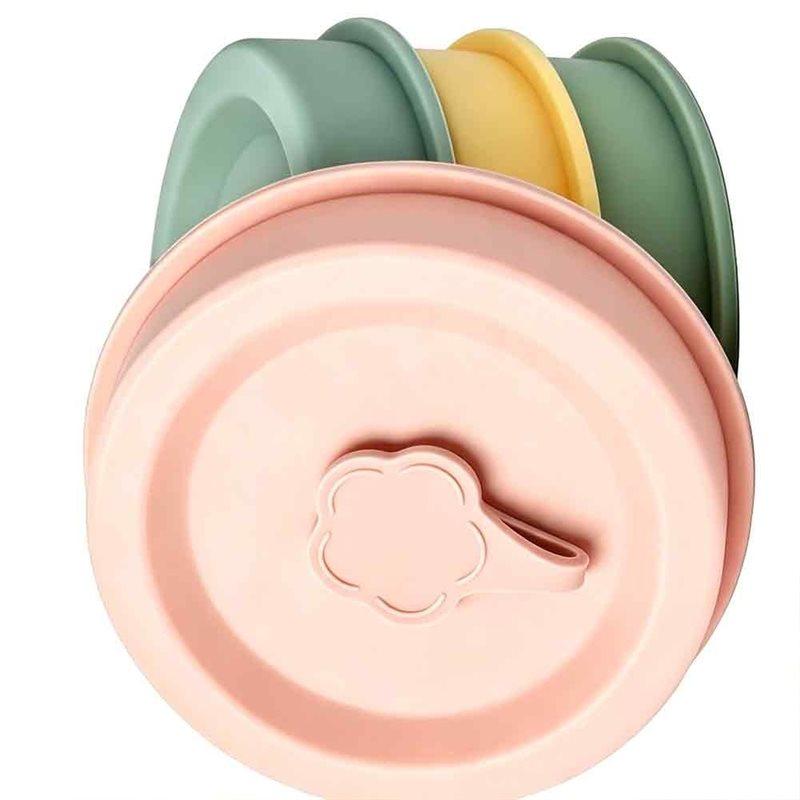 J1UL1N 1Set/4Pcs Cup Lids Leak-Proof Cup Lids Silicone Cup Lids Masons Jar Lids Reversible Cup Lids Silicone Cup Lids